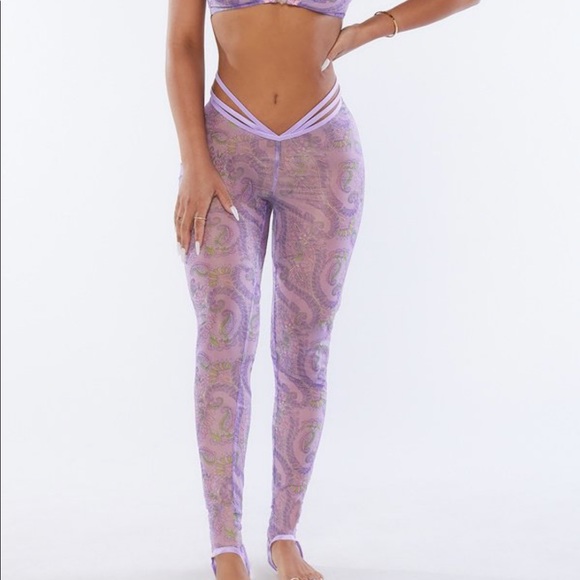 Savage X Fenty Other - Bohemian Paisley Open-Back Legging only